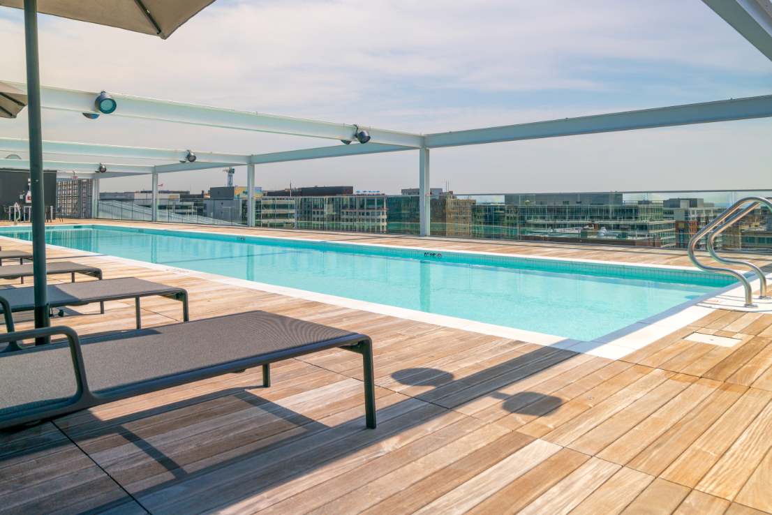 Apartments at Westlight heated rooftop swimming pool - Washington, DC