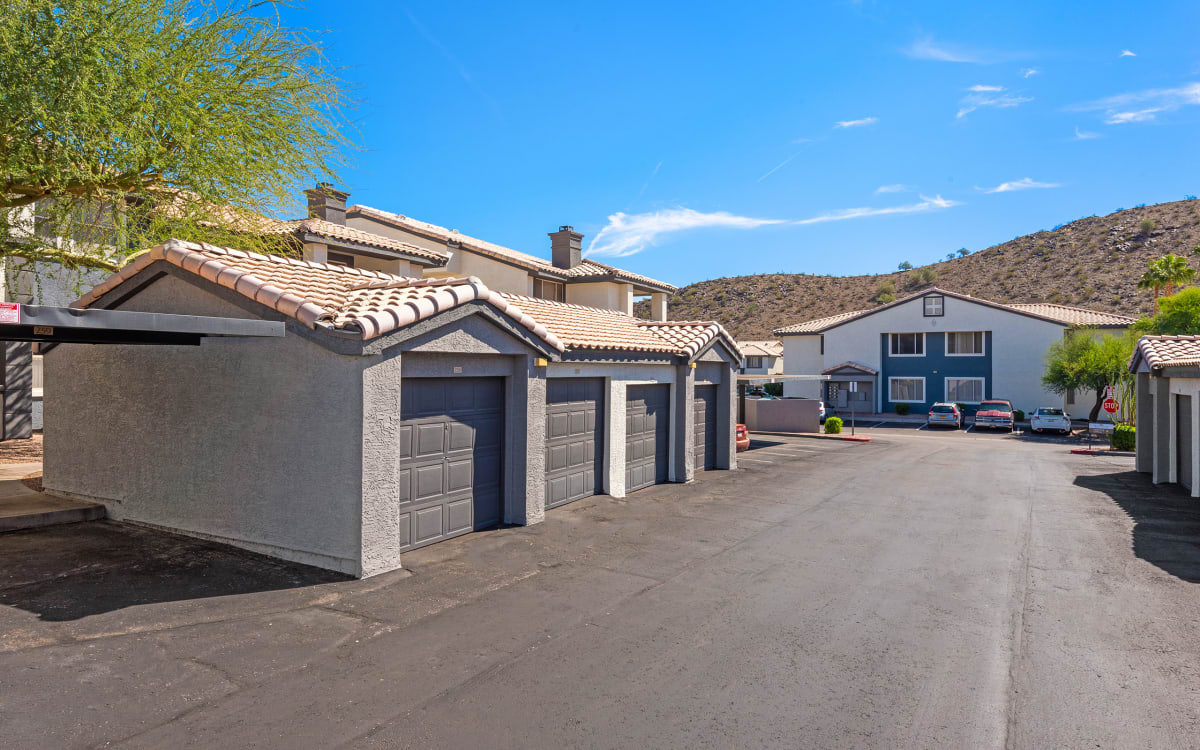 Garage parking at Mountainside.