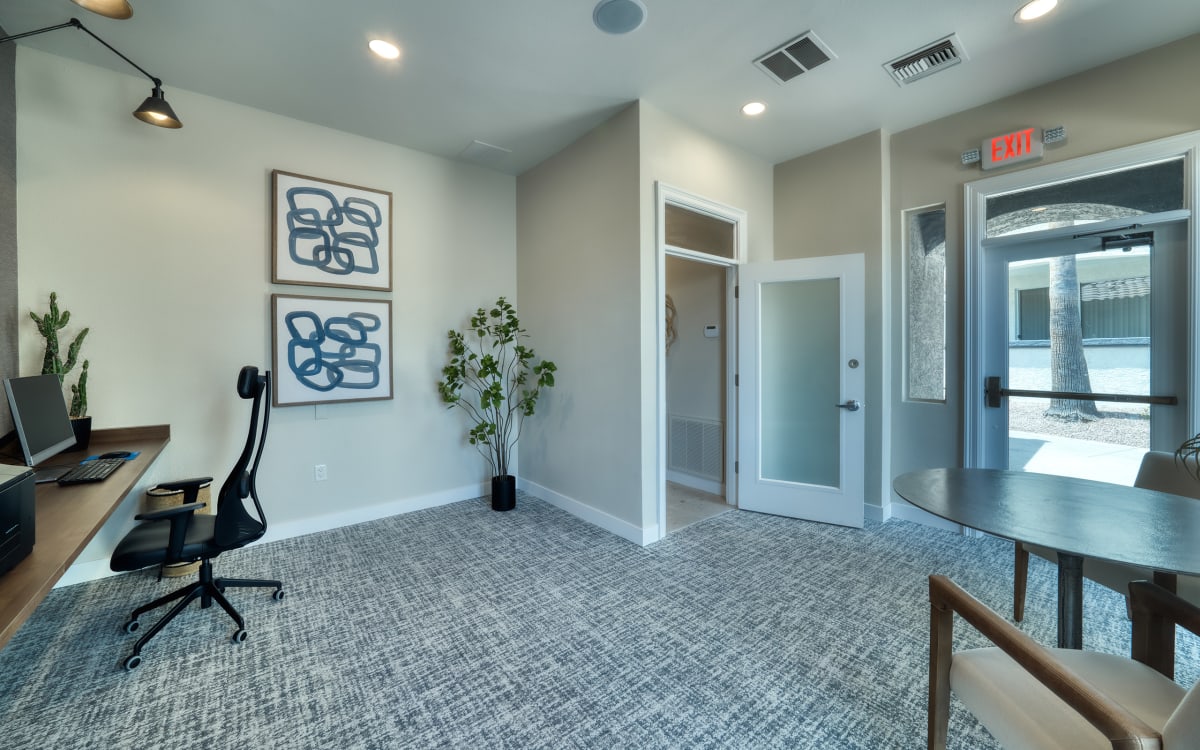 Shared workspaces at Mountainside.