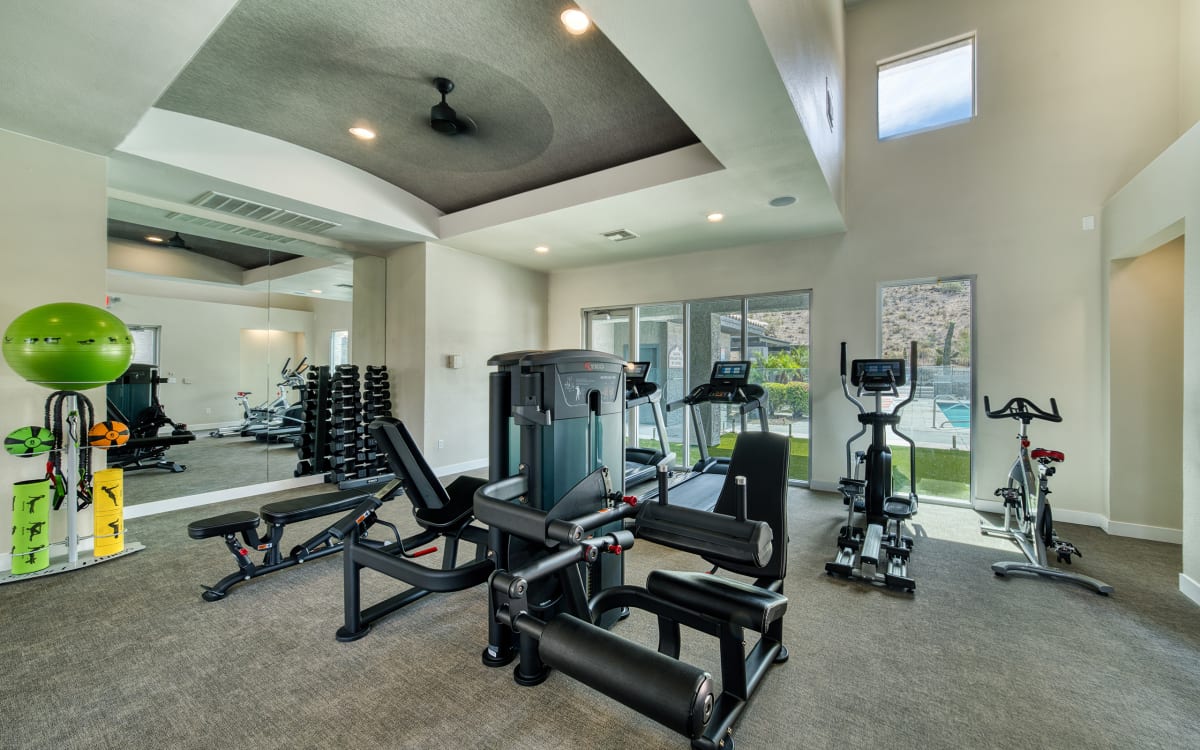 Fitness room at Mountainside.
