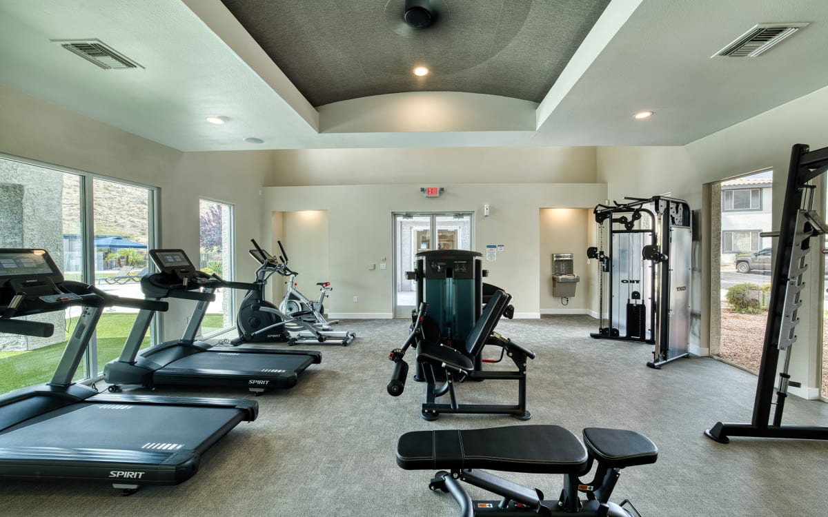 Fitness room at Mountainside.