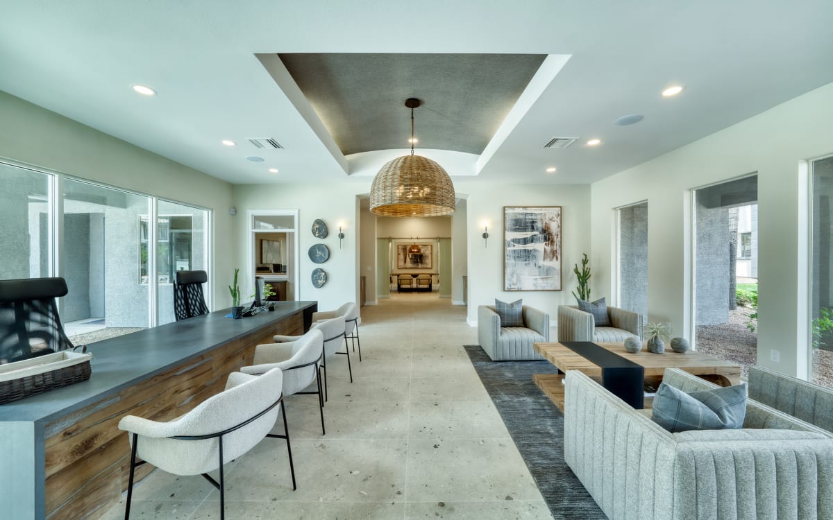 Leasing office at Mountainside.