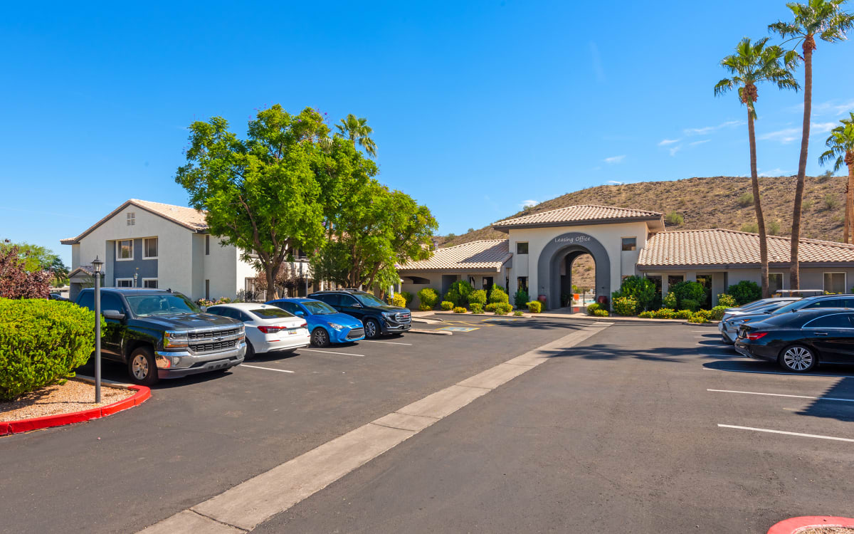 Community entrance at Mountainside.