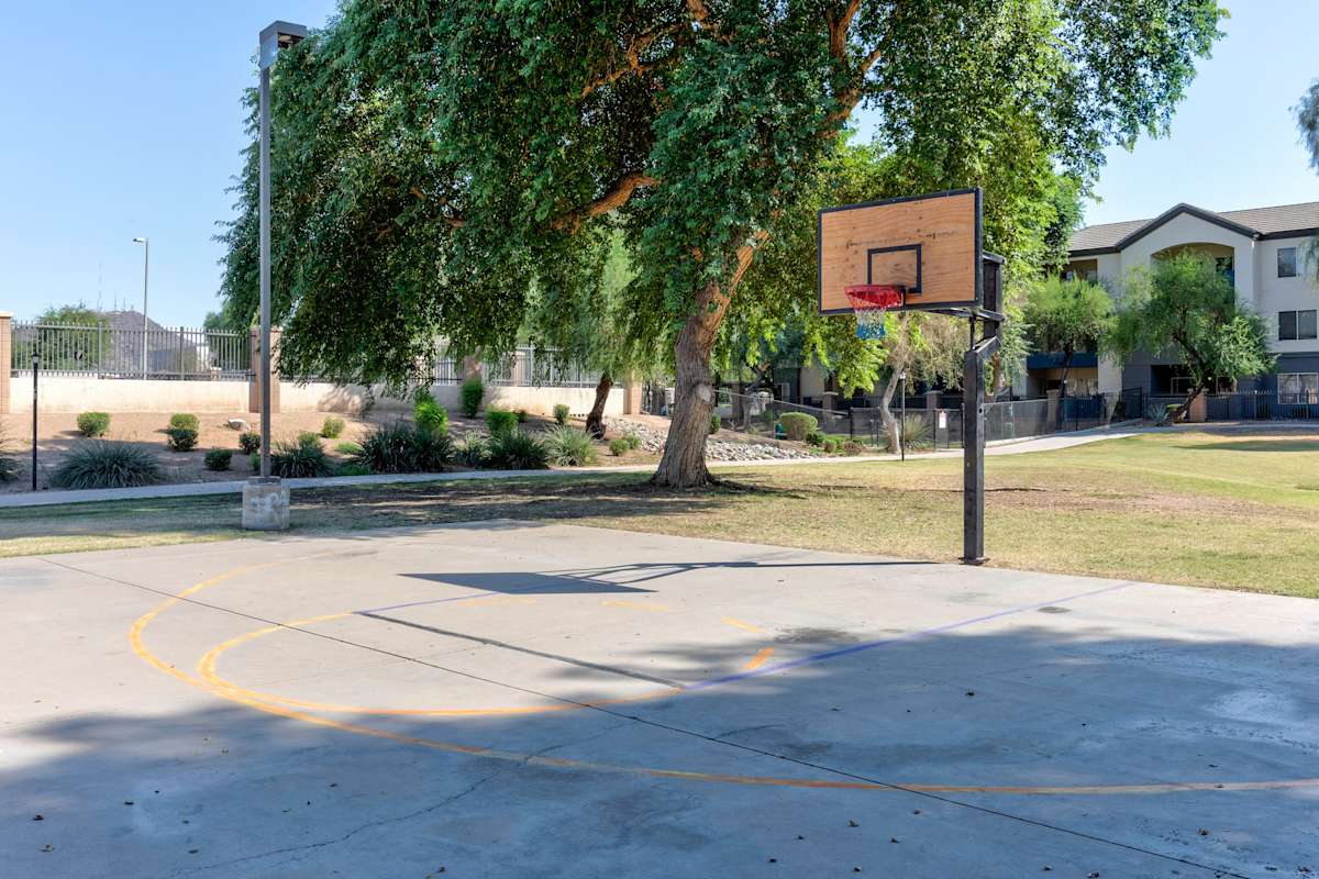 Basketball court at Sweetwater at Metro North.