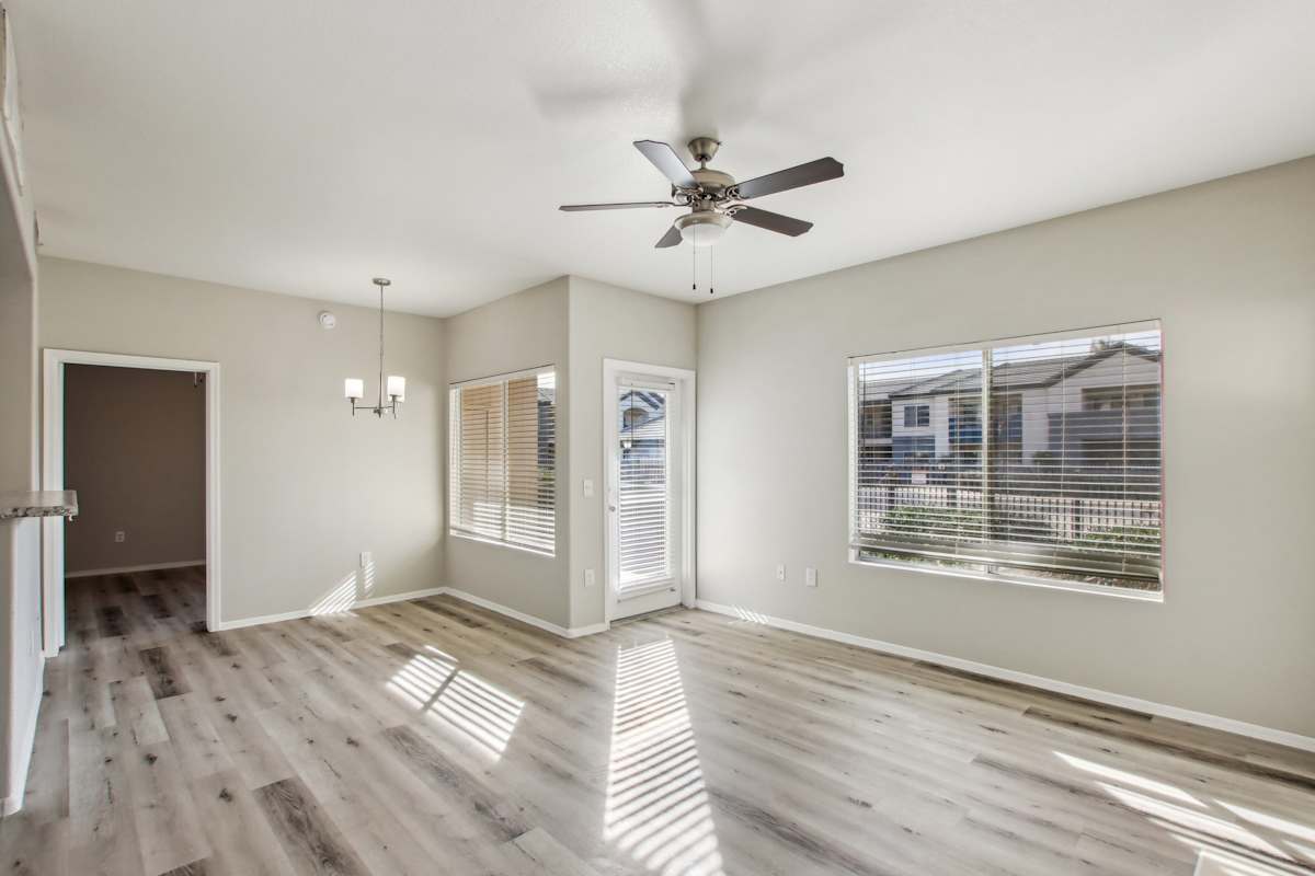 Unfurnished apartment interior — representative home at Sweetwater at Metro North.