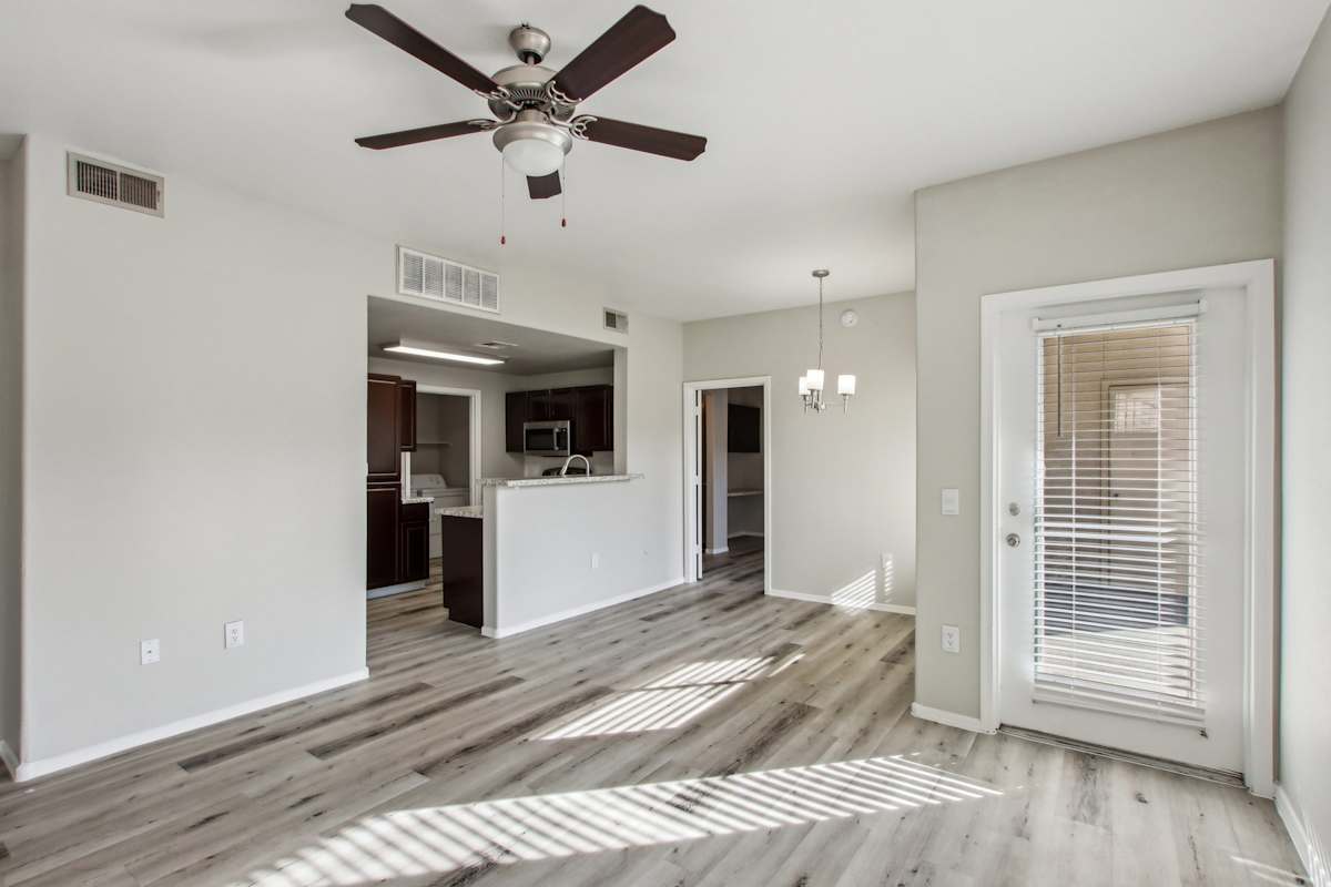 Unfurnished apartment interior — representative home at Sweetwater at Metro North.