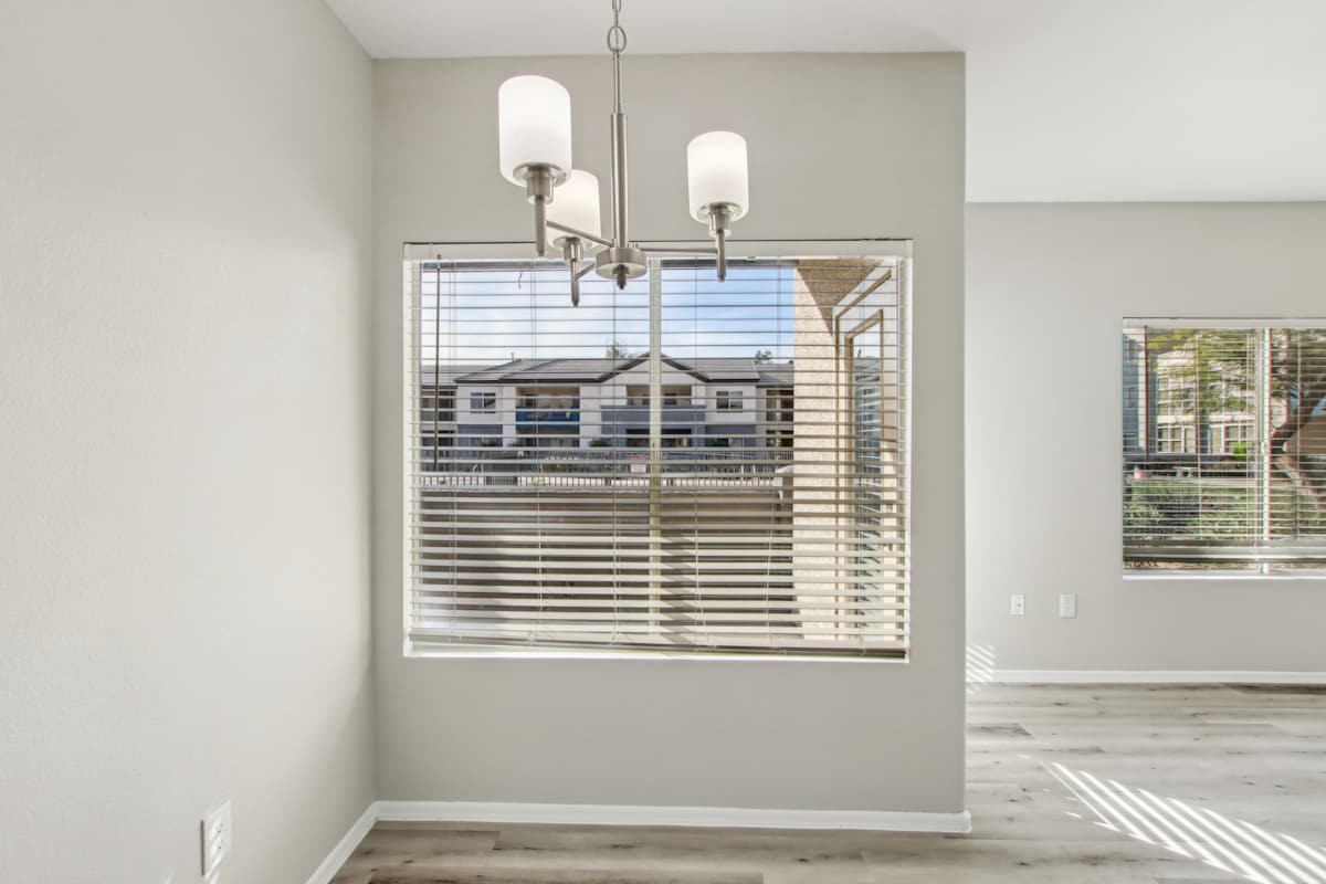 Unfurnished dining area — representative home at Sweetwater at Metro North.