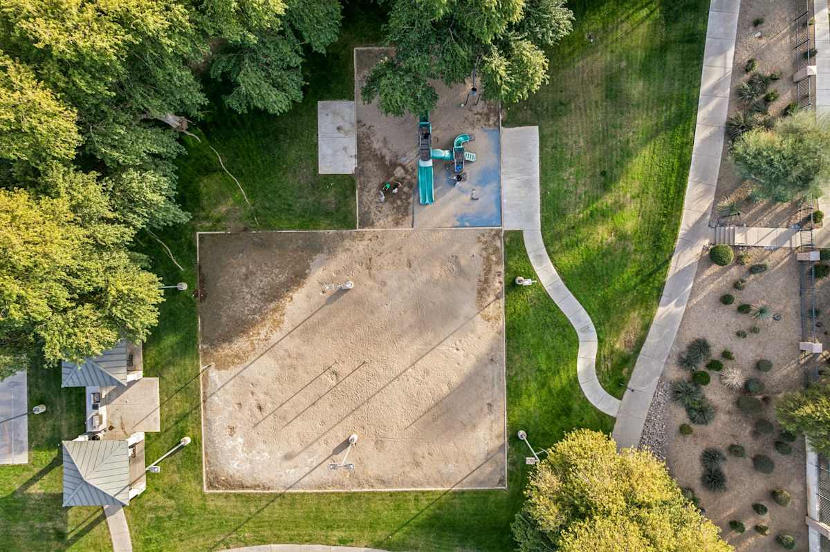 Aerial community view at Sweetwater at Metro North.