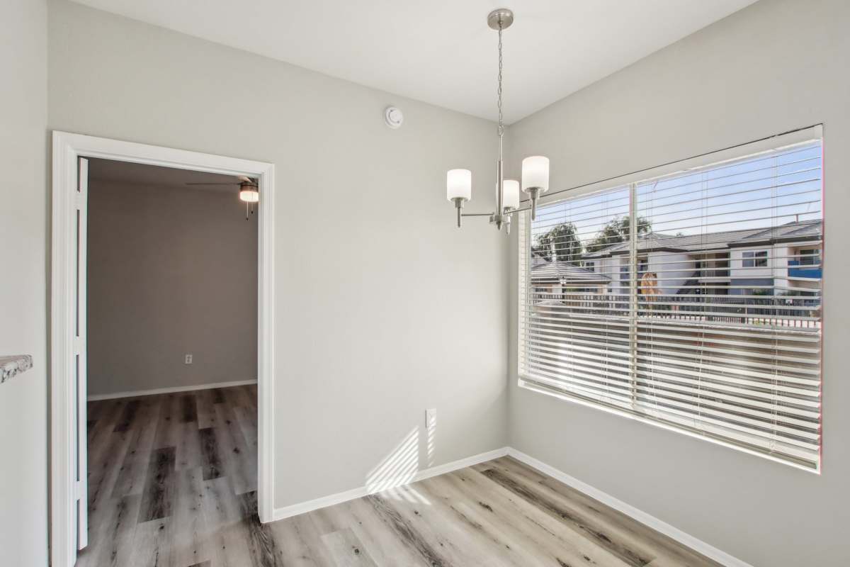 Unfurnished dining area — representative home at Sweetwater at Metro North.