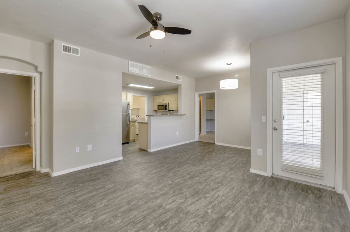 Unfurnished apartment interior — representative home at Sweetwater at Metro North.