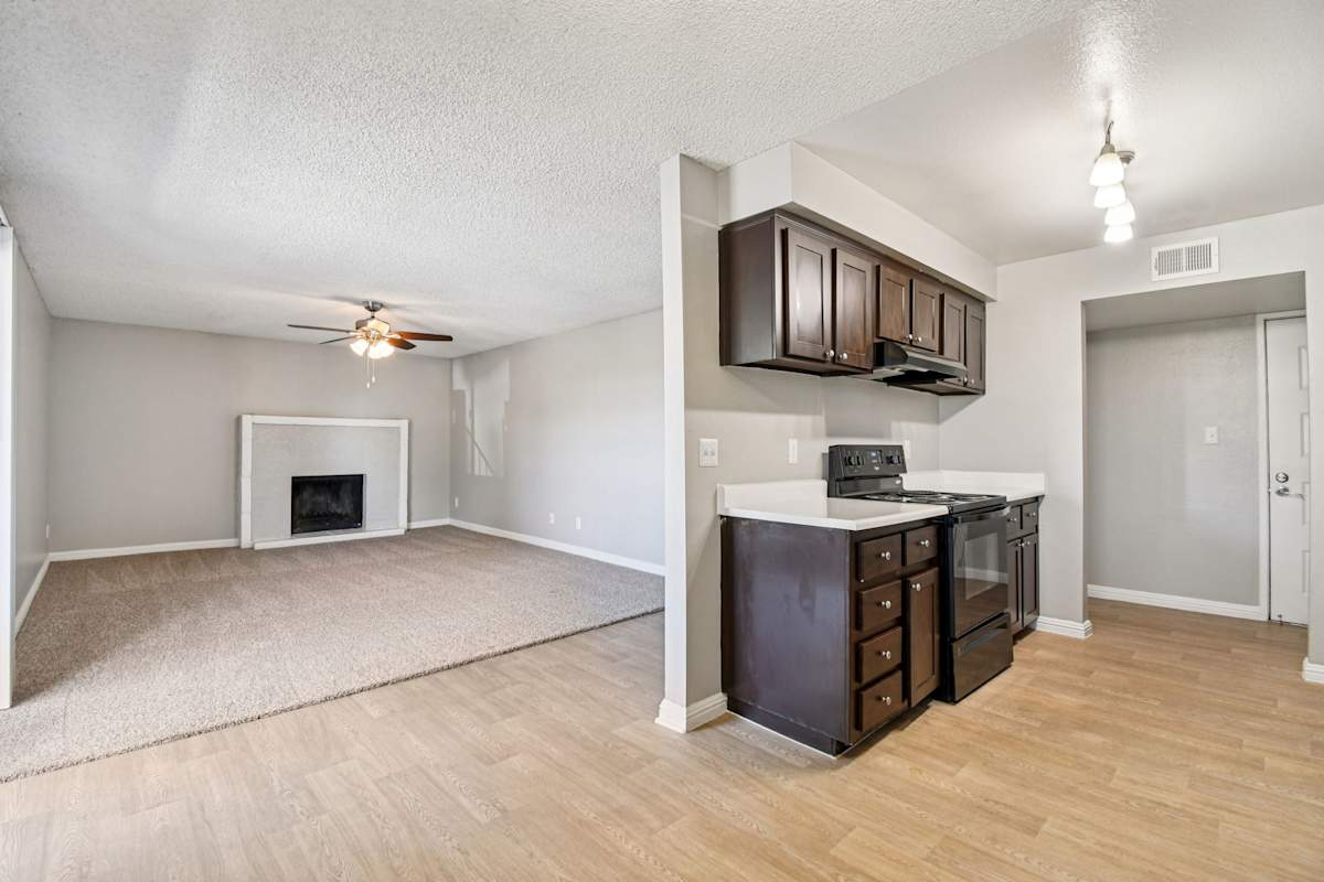 Unfurnished apartment interior — representative home at Granite Bay.