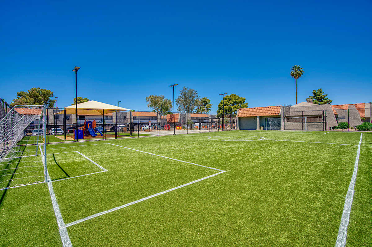 Soccer field at Granite Bay.