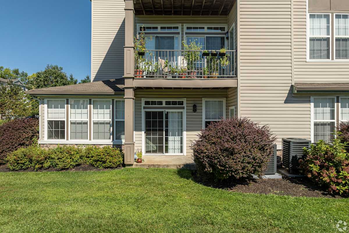 The Lantern at Glen Mills building exterior with balcony - Glen Mills, PA