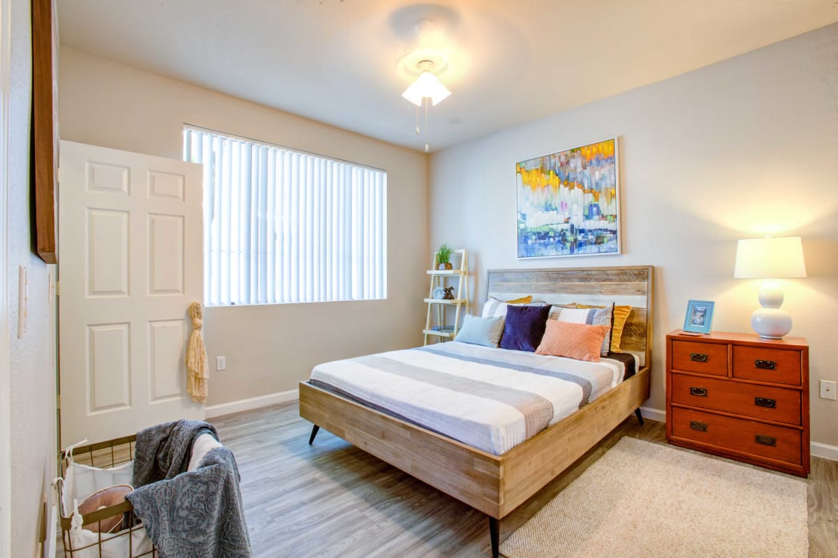 Bedroom with patio access at Ironhorse at Tramonto.
