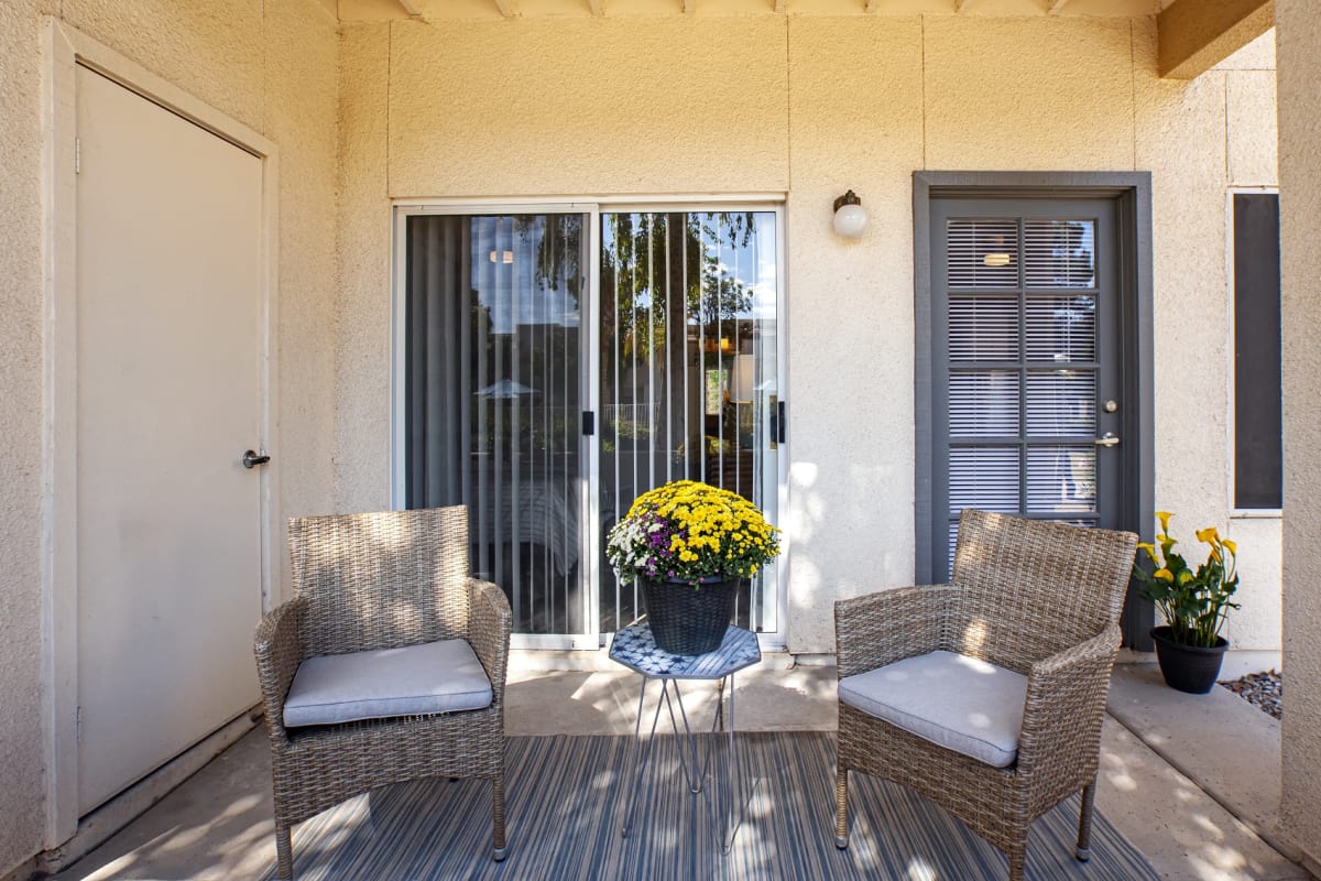 Balcony or patio at Village at Lakewood.