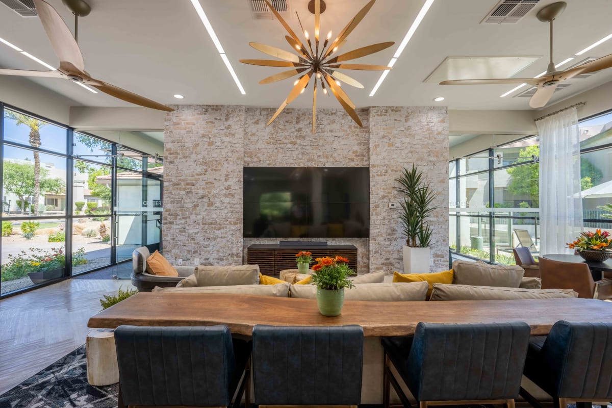 Shared interior space at Village at Lakewood.