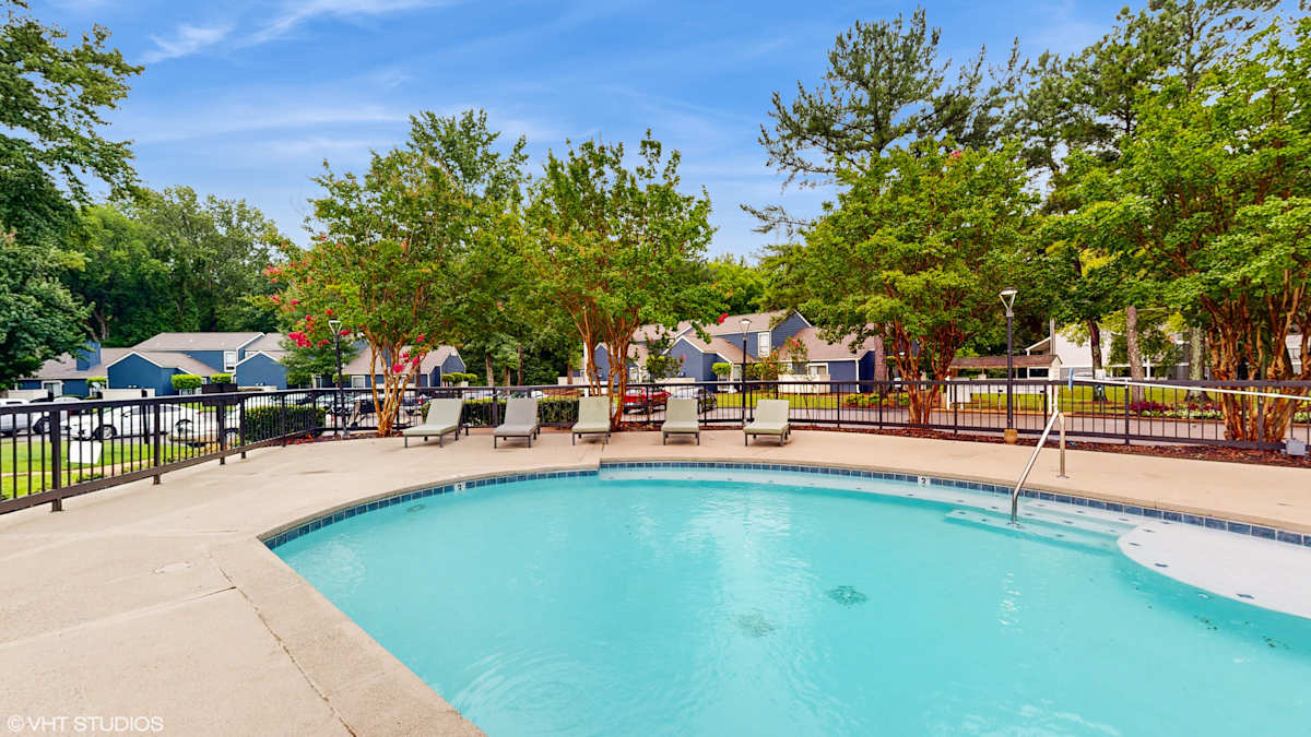 The Vale Apartments and Townhomes swimming pool - Cordova, TN
