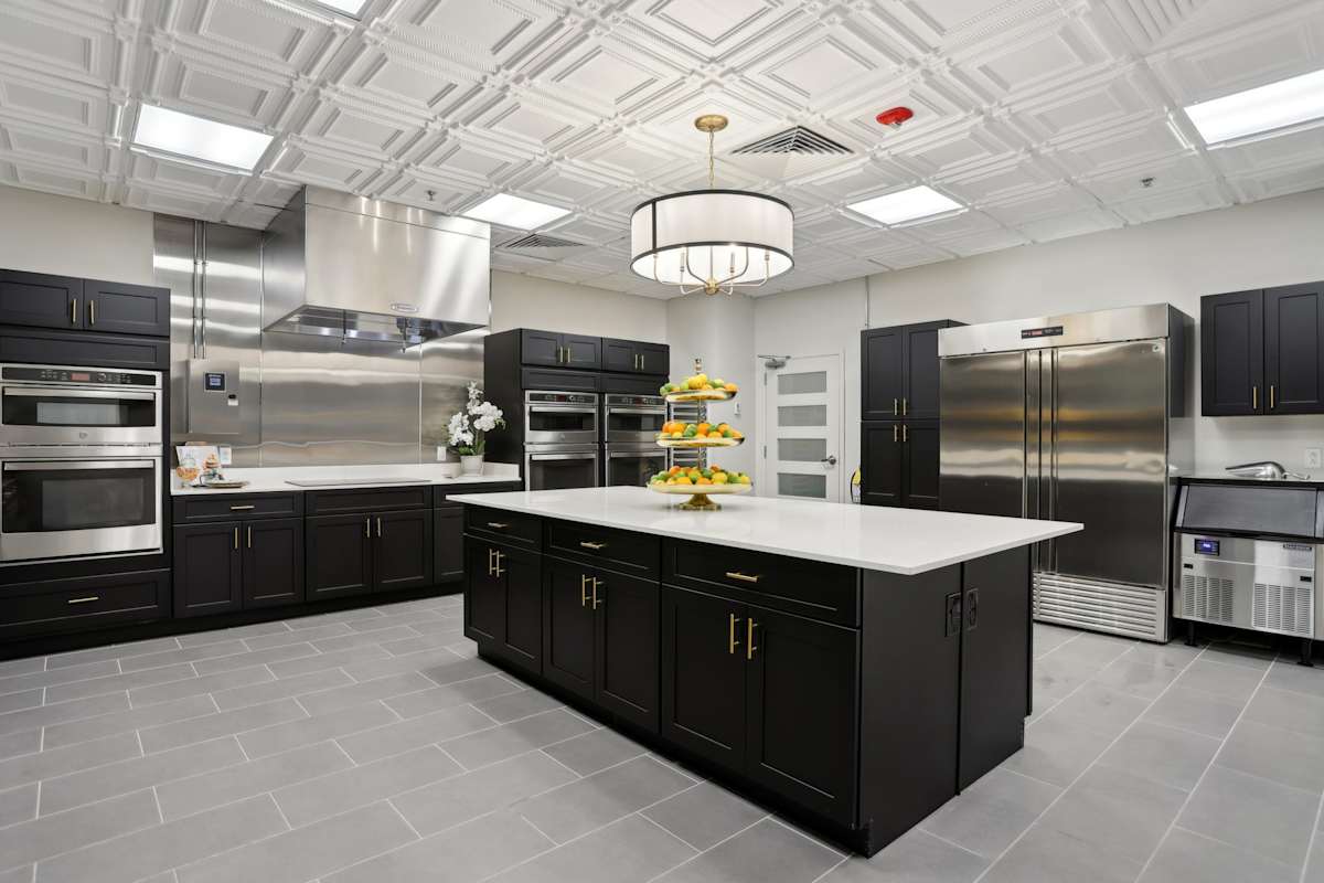 The Era Collective community kitchen and dining space - St. Louis, MO