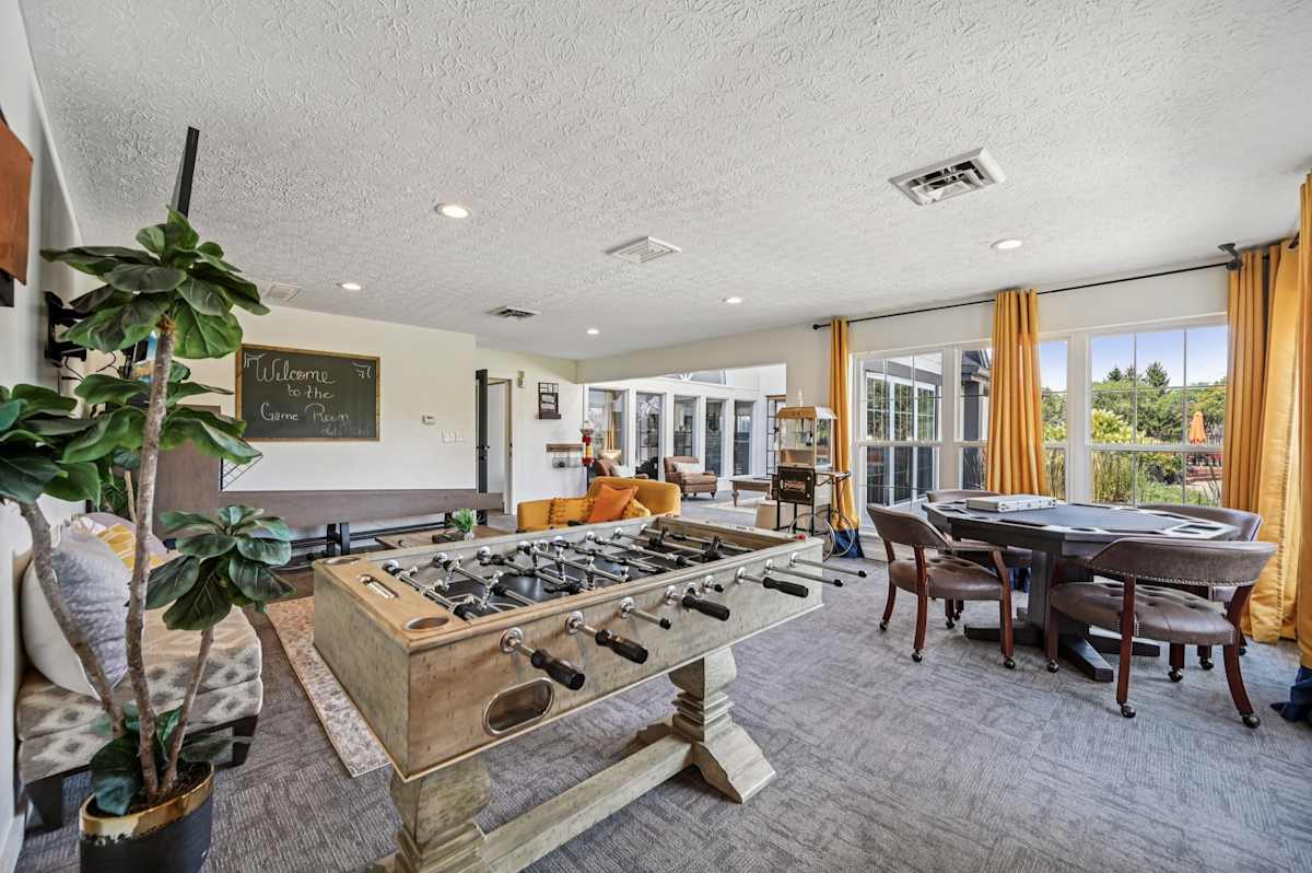Island Club Apartments game room with pool table - Columbus, OH