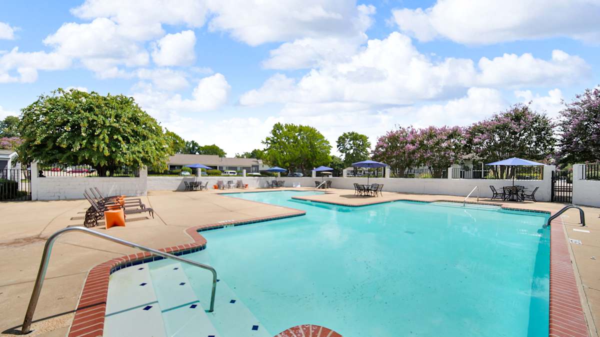 The Stella Apartments pool view - Memphis, TN