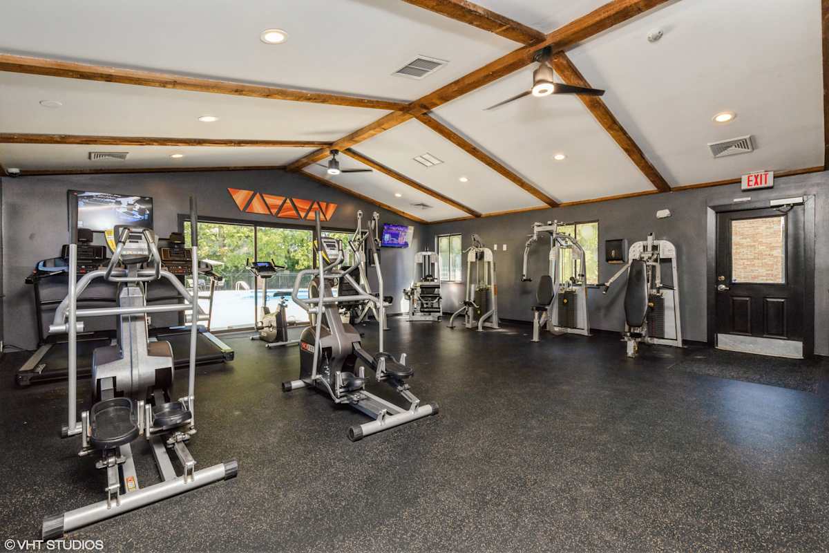 Karric Place of Dublin fitness center with cardio equipment - Dublin, OH