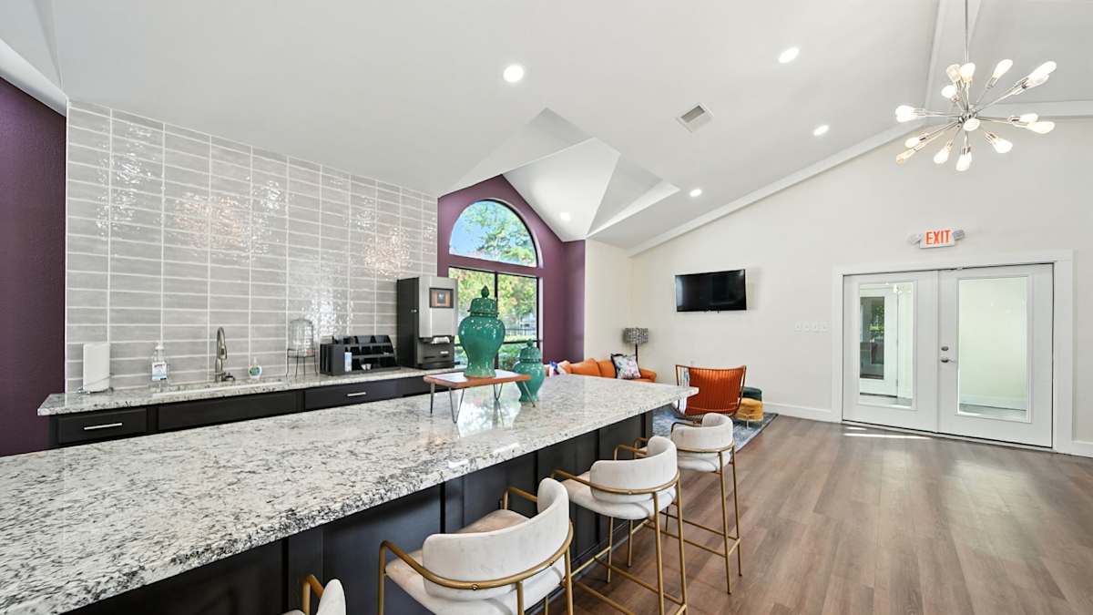 The Vale Apartments and Townhomes kitchen counter and backsplash detail - Cordova, TN