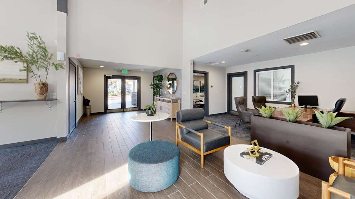 Ellyson Apartment Homes waiting area seating - Tacoma, WA