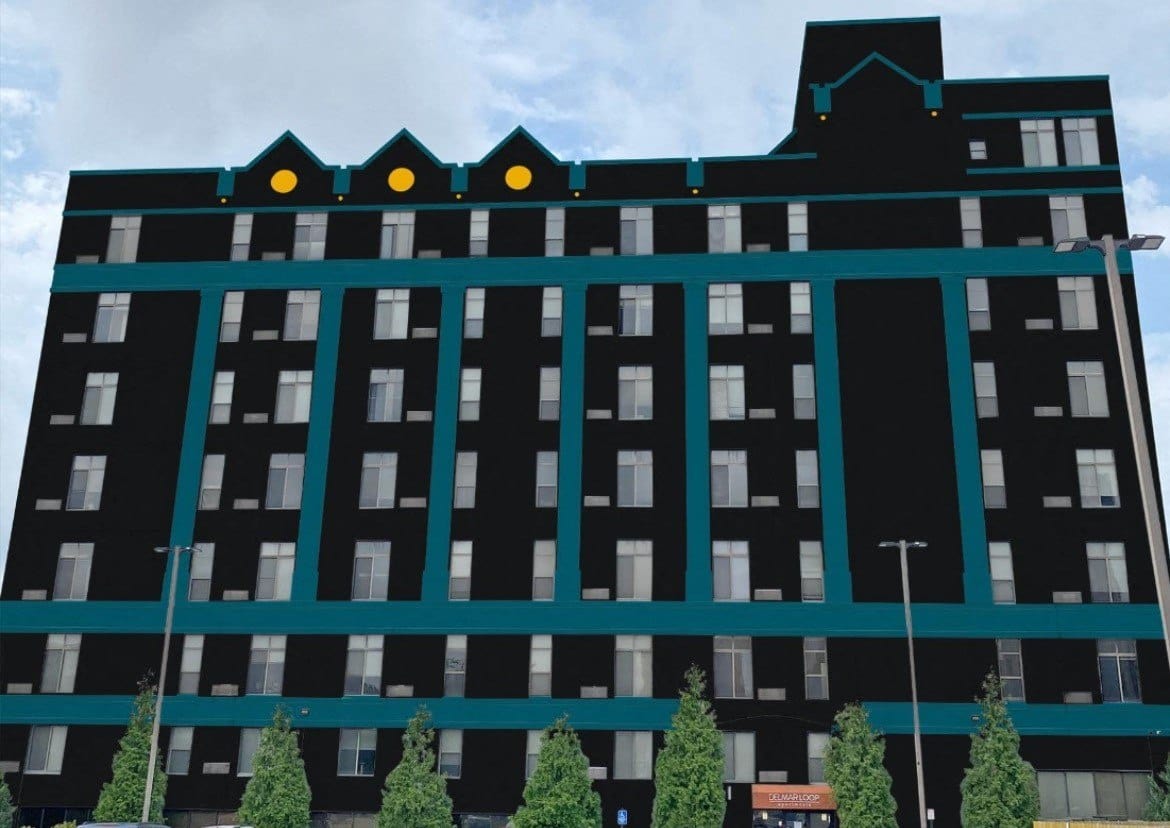 Delmar Loop Apartments building exterior - St. Louis, MO