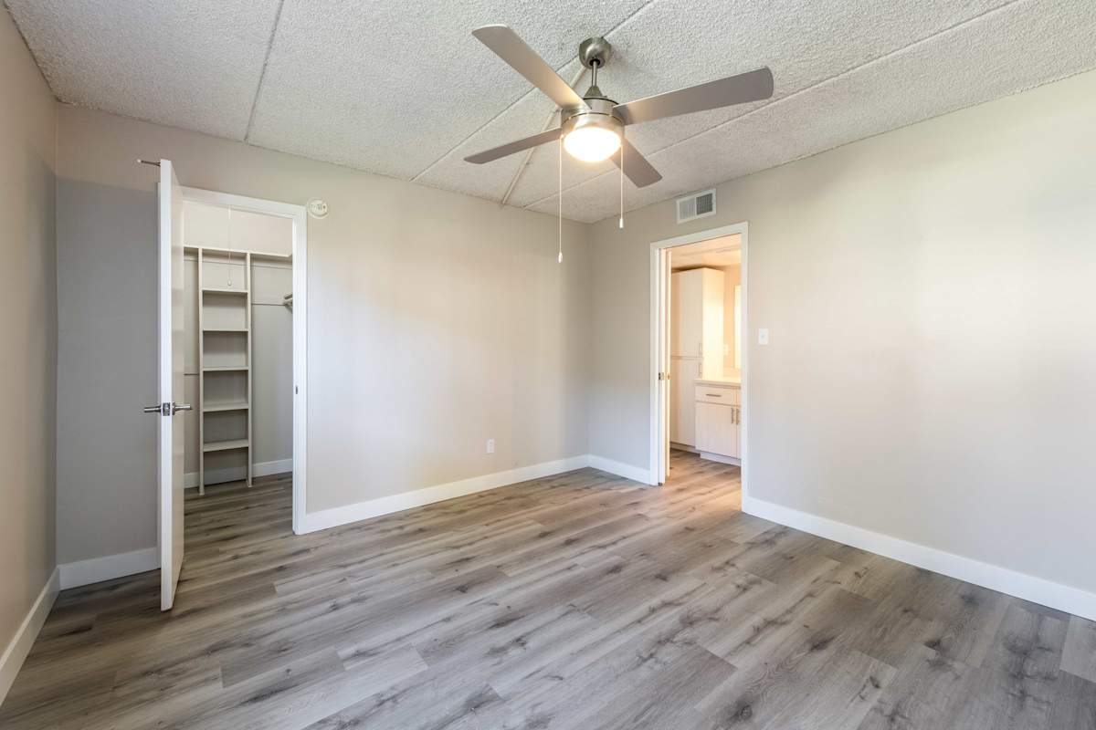 Unfurnished bedroom — representative home at Arcadia Villa Apartments.