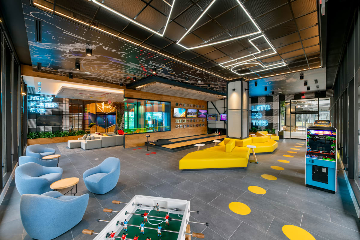 Three Collective lounge with pool table - Falls Church, VA