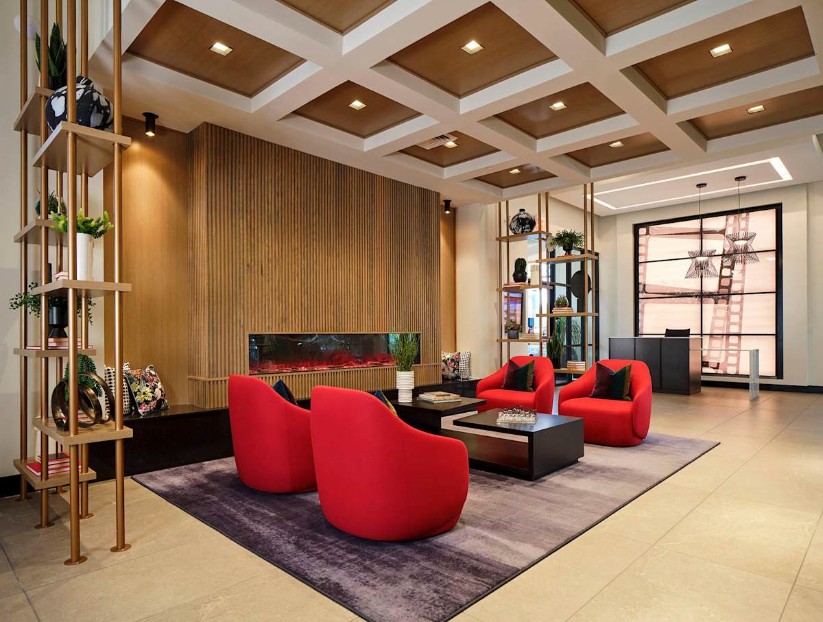 Shared interior space at Halogen.