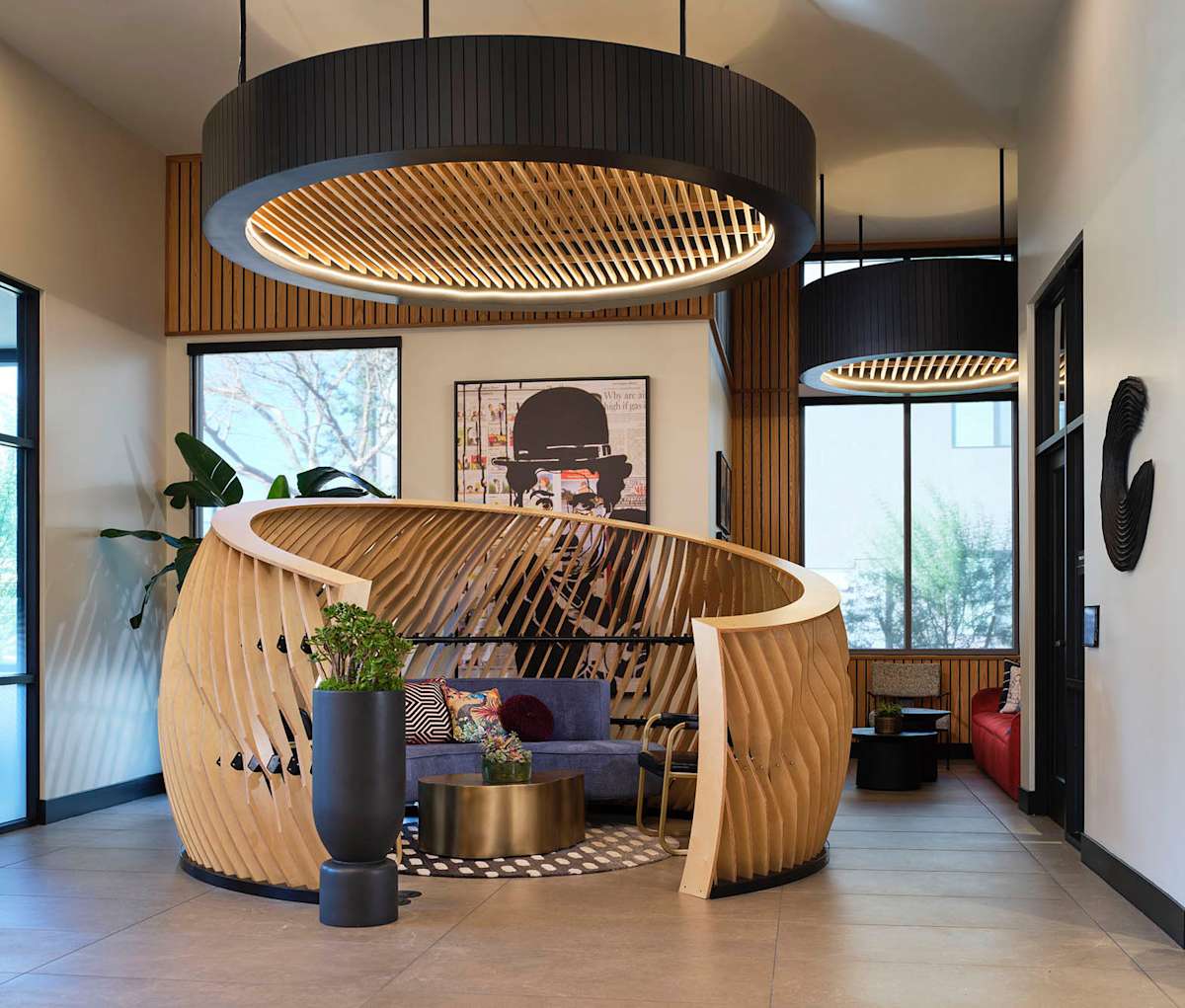 Leasing office at Halogen.