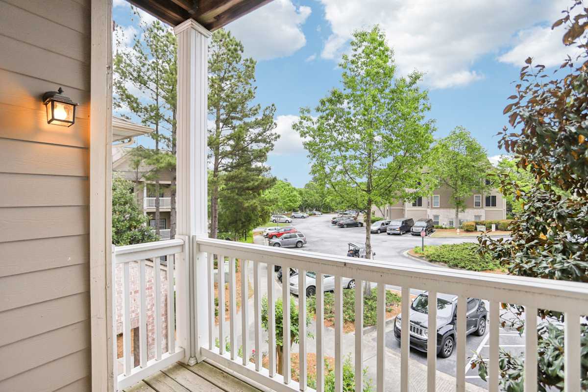 Wesley Kensington Apartments at Stonecrest apartment balcony or patio - Stonecrest, GA