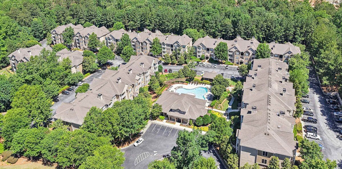 Wesley Stonecrest Apartments at Lithonia community entrance exterior - Stonecrest, GA