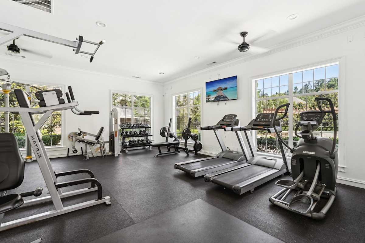 Wesley Stonecrest Apartments at Lithonia fitness center equipment - Stonecrest, GA