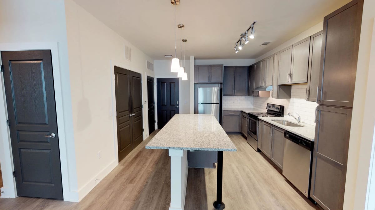 The Kirkwood Apartments entertaining kitchen - Atlanta, GA