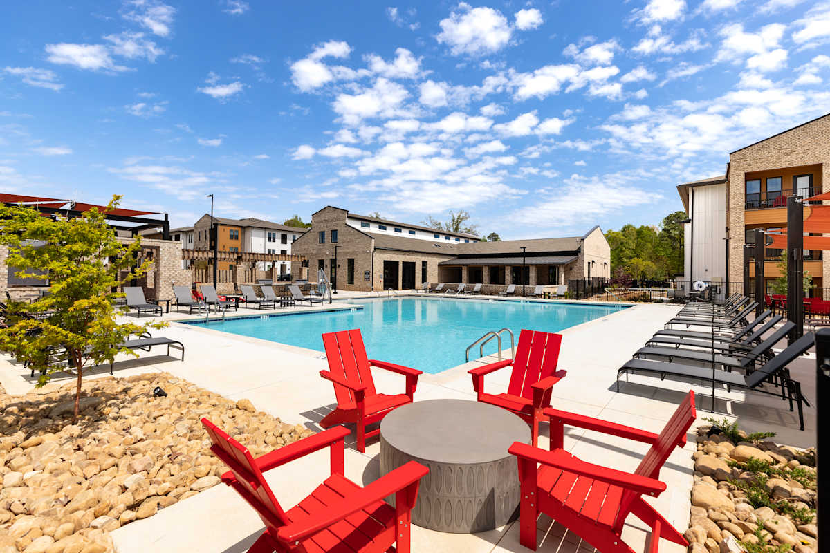 Station 75 Apartments at McDonough exterior community view - Locust Grove, GA