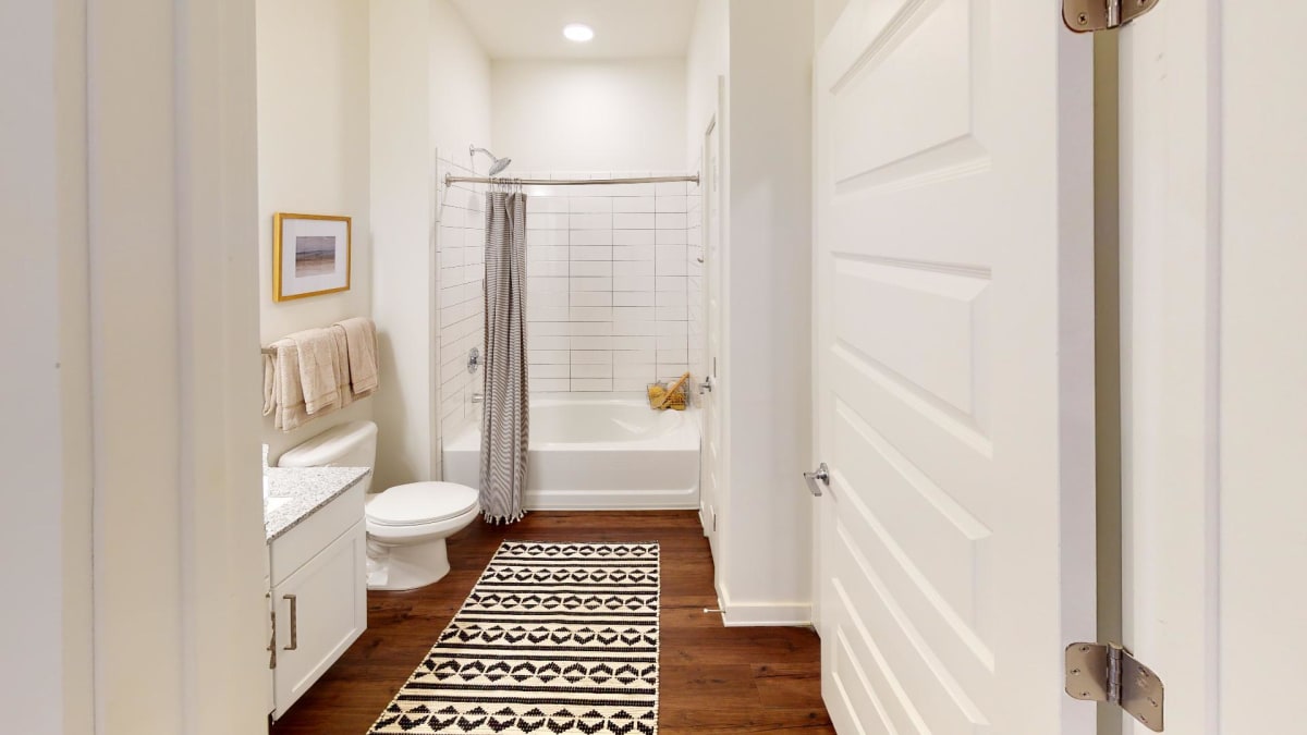 Station 75 Apartments at McDonough model bathroom - Locust Grove, GA