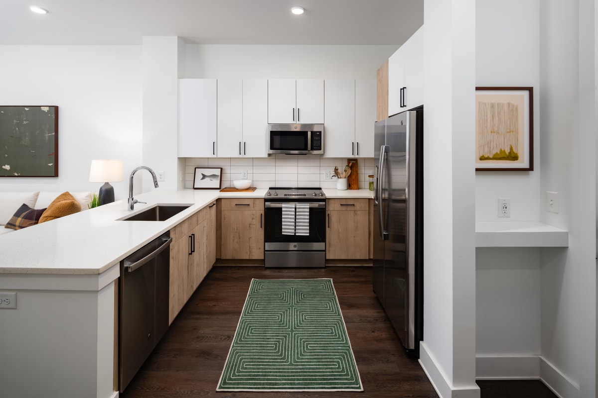 The Argos Apartments on The Beltline apartment interior wide view - Atlanta, GA