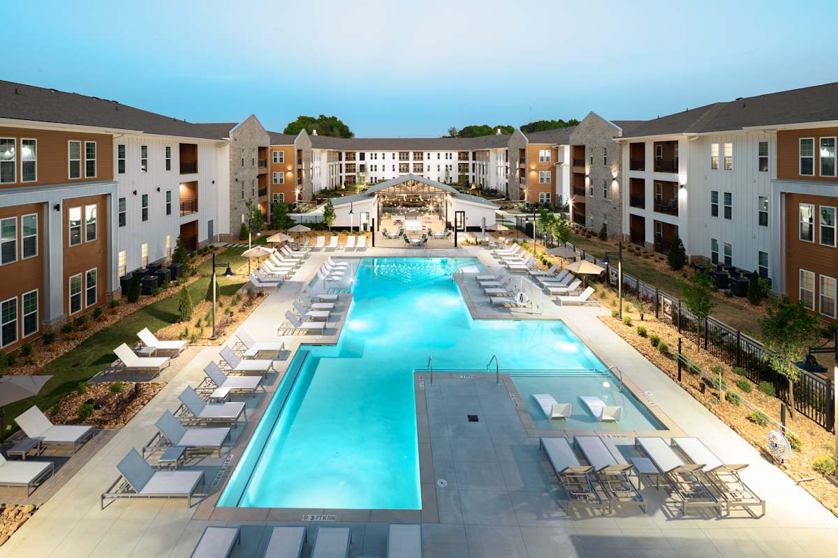 The Remy Apartments at LaGrange exterior twilight photo - LaGrange, GA