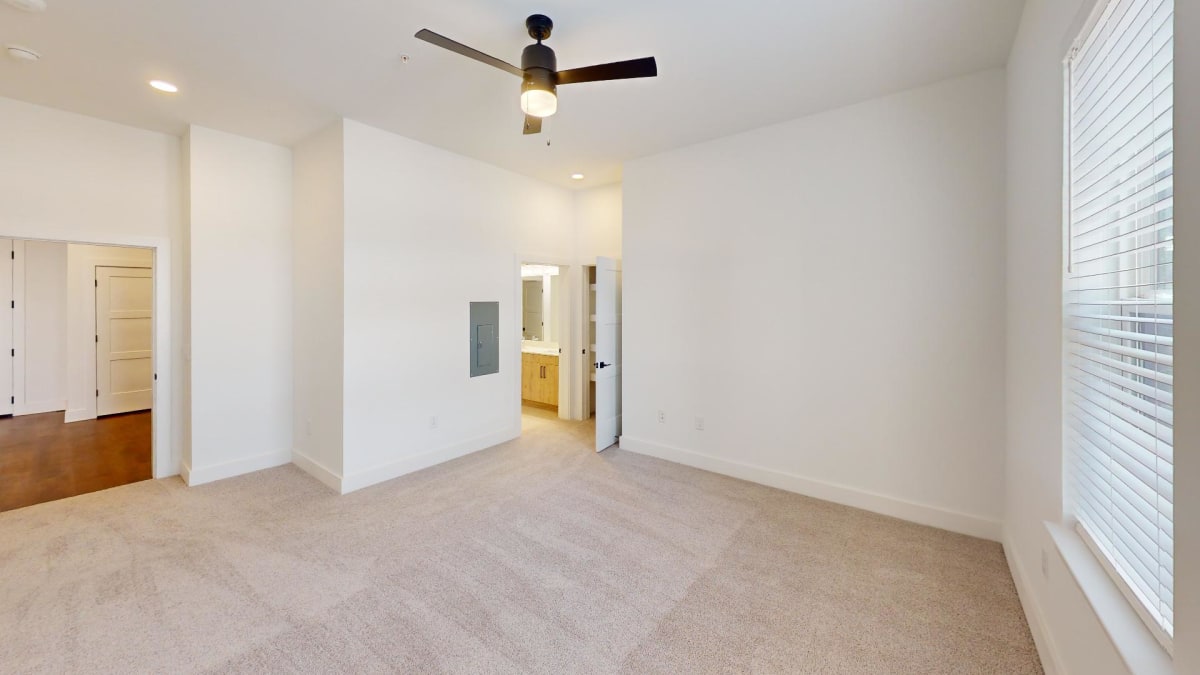 The Argos Apartments on The Beltline bedroom interior - Atlanta, GA