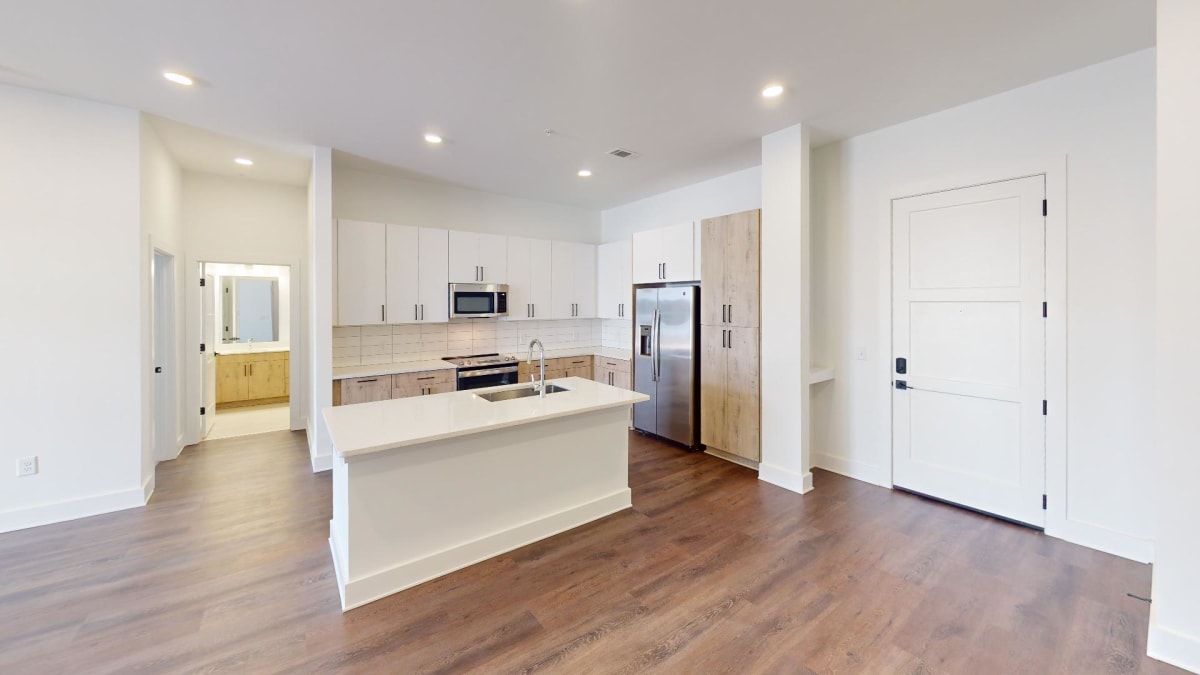 The Argos Apartments on The Beltline kitchen interior - Atlanta, GA