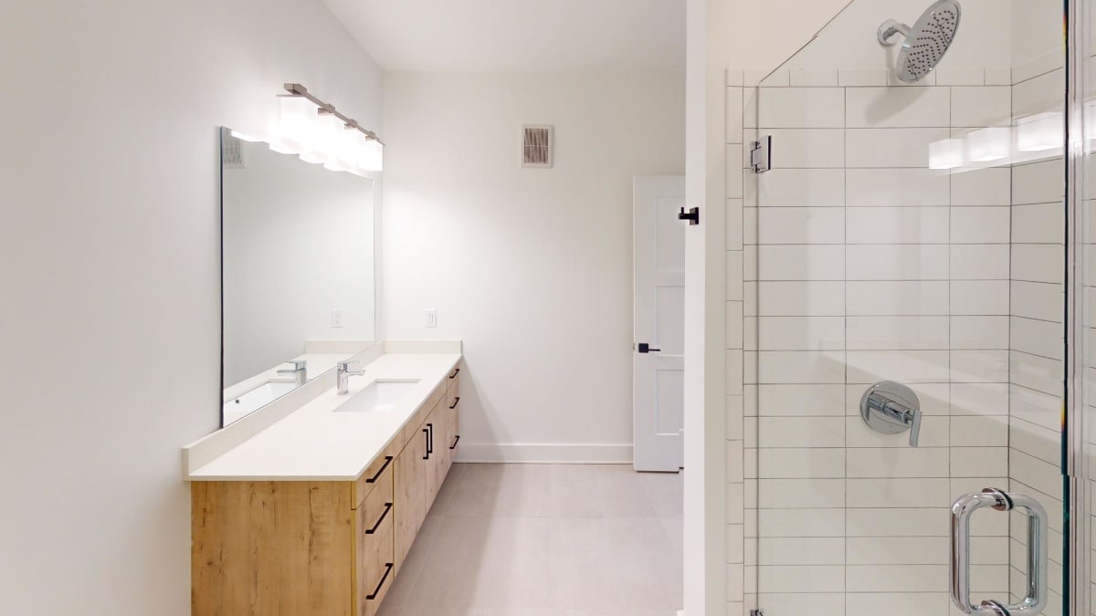 The Argos Apartments on The Beltline bathroom interior - Atlanta, GA