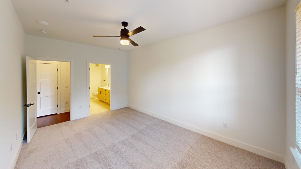 The Argos Apartments on The Beltline bedroom interior - Atlanta, GA