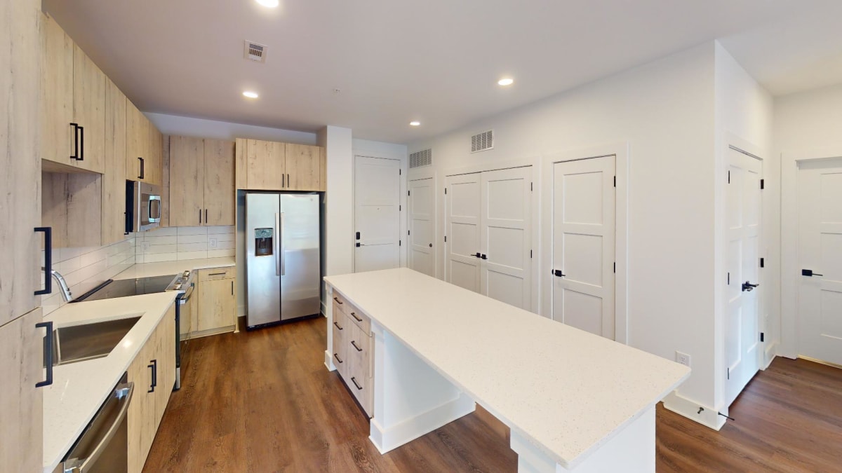 The Argos Apartments on The Beltline kitchen interior - Atlanta, GA
