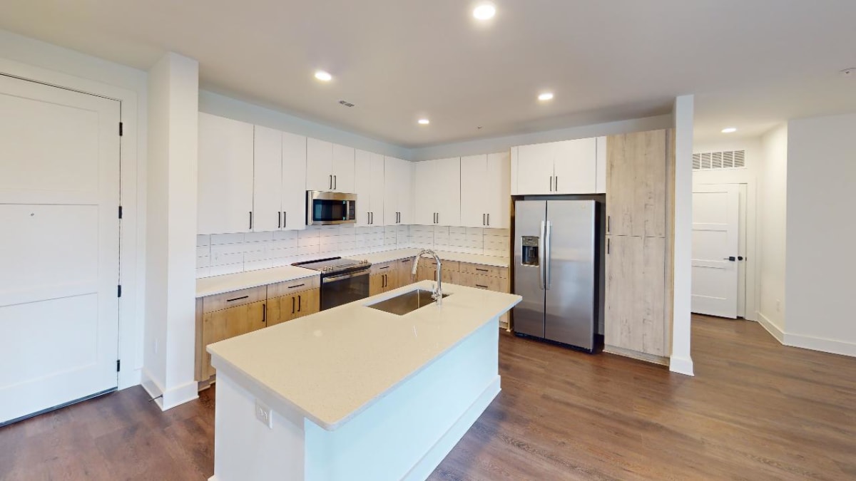 The Argos Apartments on The Beltline kitchen interior - Atlanta, GA