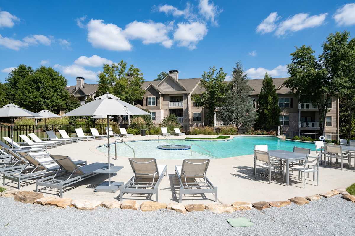 Wesley Kensington Apartments at Stonecrest community building exterior - Stonecrest, GA