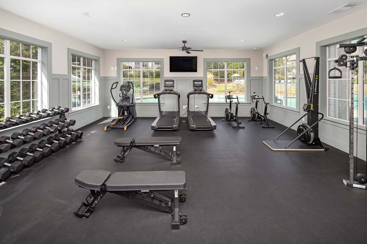 Wesley Kensington Apartments at Stonecrest apartment kitchen workspace - Stonecrest, GA