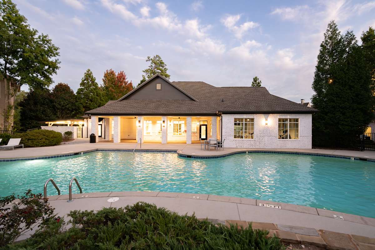 Wesley Kensington exterior at dusk - Stonecrest, GA