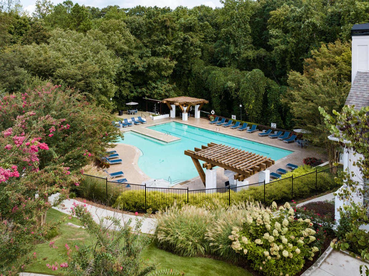 Wesley St. James Apartments aerial community photo - Atlanta, GA